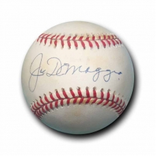 Joe DiMaggio signed American League Baseball w/JSA LOA